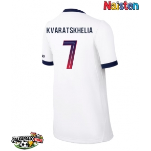 Paris Saint-Germain Khvicha Kvaratskhelia #7 Vieraspaita Naisten 2026-27 Lyhythihainen